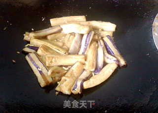 家常菜―肉丝扒茄子的做法步骤：10