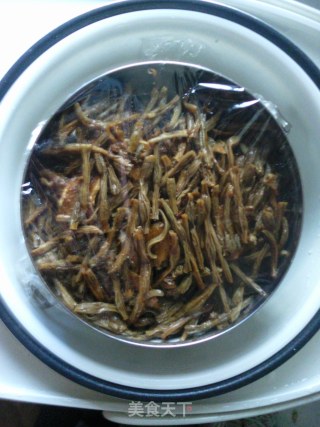 干豆角蒸肉的做法步骤：4