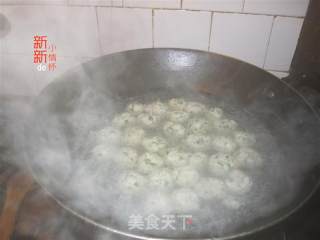 荠菜肉丸子的做法步骤：5