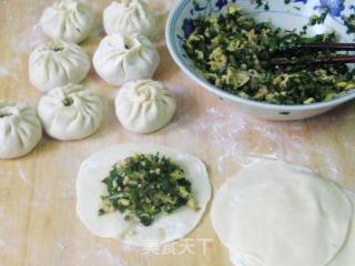 烫面菠菜蒸包的做法步骤：11