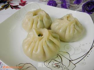 烫面菠菜蒸包的做法步骤：13