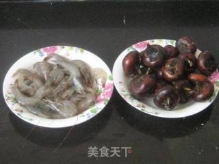 虾仁炒荸荠的做法步骤：1