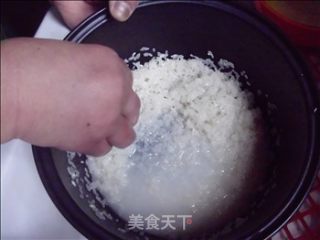 南瓜香肠饭的做法步骤：3