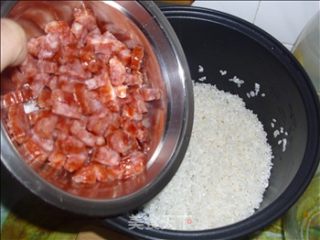 南瓜香肠饭的做法步骤：4