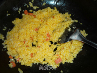 家常蛋炒饭的做法步骤：6