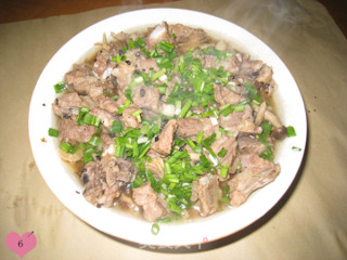 清蒸鲜菇排骨的做法步骤：6