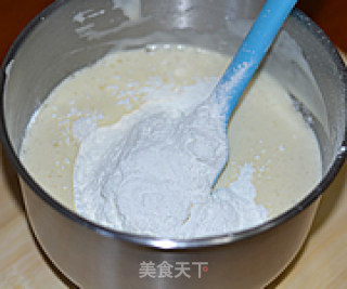 全蛋打发版香蕉松饼（无泡打粉）的做法步骤：6