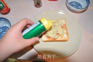 吐司披萨的做法步骤：8