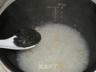 芝麻杏仁粥的做法步骤：10