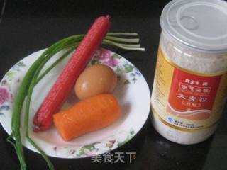 胡萝卜大麦粉蛋饼的做法步骤：1