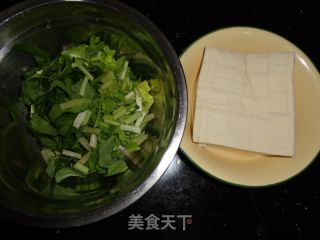 豆腐青菜汤的做法步骤：1
