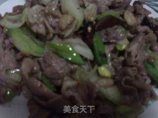 葱爆羊肉的做法步骤：6