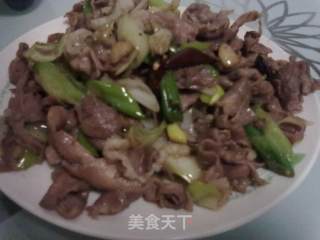 葱爆羊肉的做法步骤：7