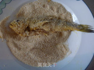 香炸椒盐小黄鱼的做法步骤：4