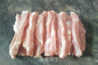 家常菜—肉条炒龙牙豆的做法步骤：3