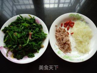 凉拌菠菜的做法步骤：2