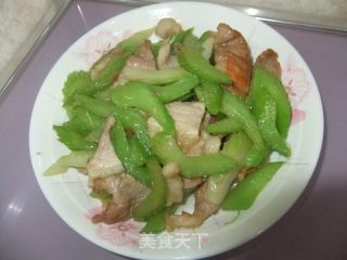 西芹炒肉片的做法步骤：6