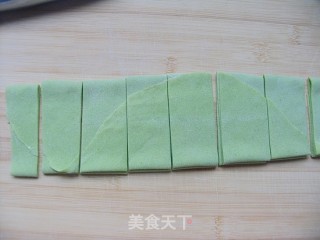 绿蝶翩翩——巧做蝴蝶面的做法步骤：8