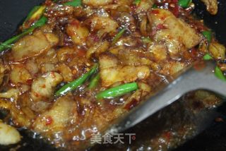 [花花菜]—土豆回锅肉的做法步骤：4