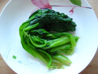蘸水菠菜糕的做法步骤：3