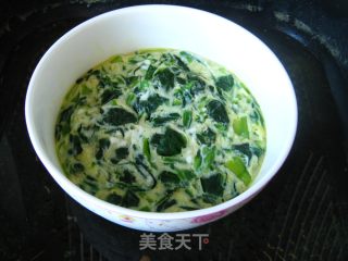 蘸水菠菜糕的做法步骤：10