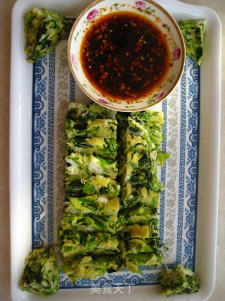 蘸水菠菜糕的做法步骤：11