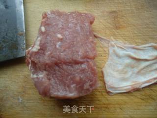 青椒爆炒牛里脊的做法步骤：3