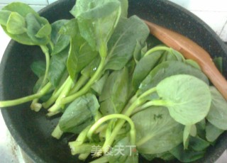 青菜蛋炒饭的做法步骤：3