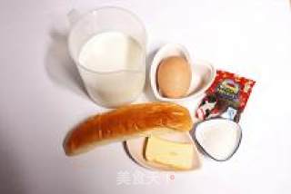黄油面包布丁的做法步骤：1