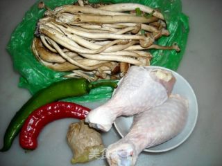 茶树菇炒鸡肉的做法步骤：1