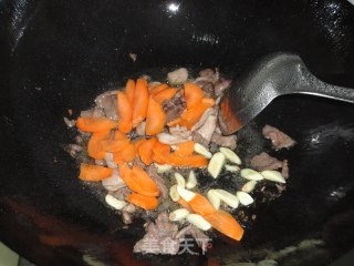 苔菜炒肉的做法步骤：6