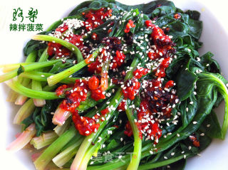 辣拌菠菜的做法步骤：5