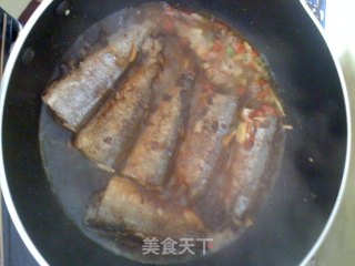 红烧秋刀鱼的做法步骤：5