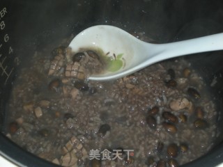 黑豆腰花粥的做法步骤：18