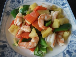 果蔬虾仁的做法步骤：9