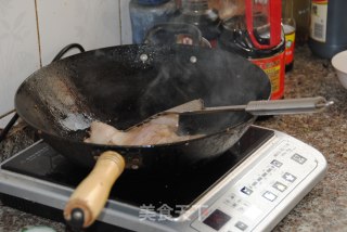 豆腐干炒回锅肉的做法步骤：5