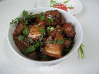 大口吃肉，小口吃饭--我的歪理正解新菜--红烧肉豆泡的做法步骤：7