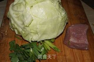 肉丝炒包菜的做法步骤：1