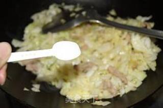肉丝炒包菜的做法步骤：6