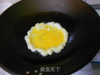 九层塔煎蛋的做法步骤：3