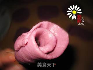 玫瑰花卷的做法步骤：10