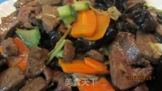熘肝尖的做法步骤：17