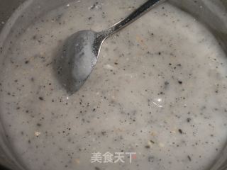 营养早餐（豆渣饼加蛋配芝麻粥）的做法步骤：10