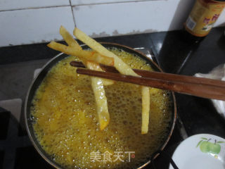 炸薯条的做法步骤：5