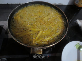 炸薯条的做法步骤：6