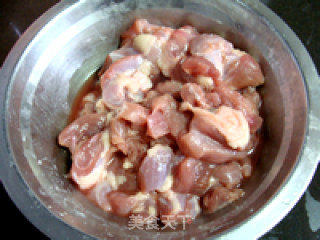 鸭肉荷叶饭的做法步骤：2