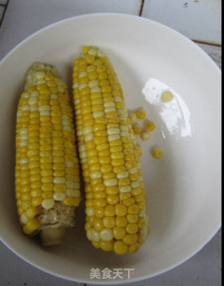 水果玉米炒肉的做法步骤：1