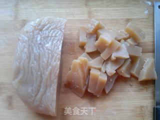 焖子炒豆苗的做法步骤：2