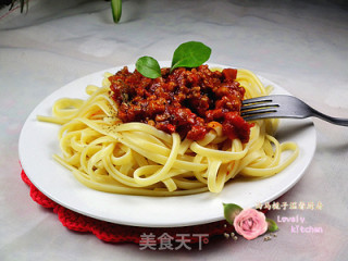 番茄肉末意大利面的做法步骤：16