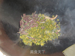 咸酸蕨菜的做法步骤：4